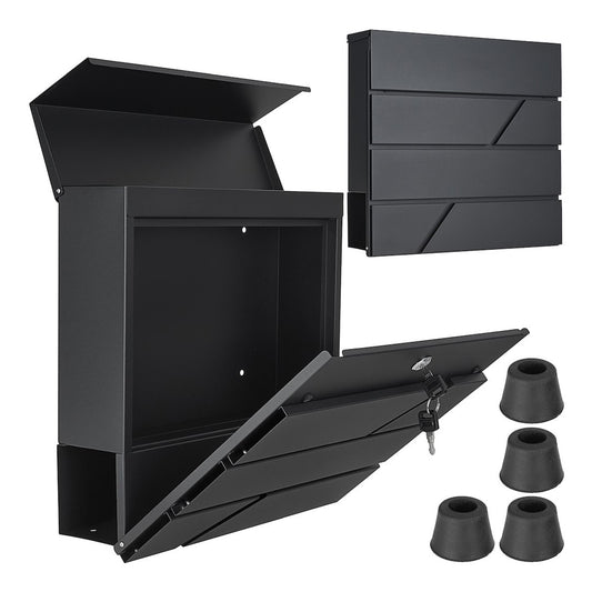 Пощенска кутия 36.7х37х10 см антрацит