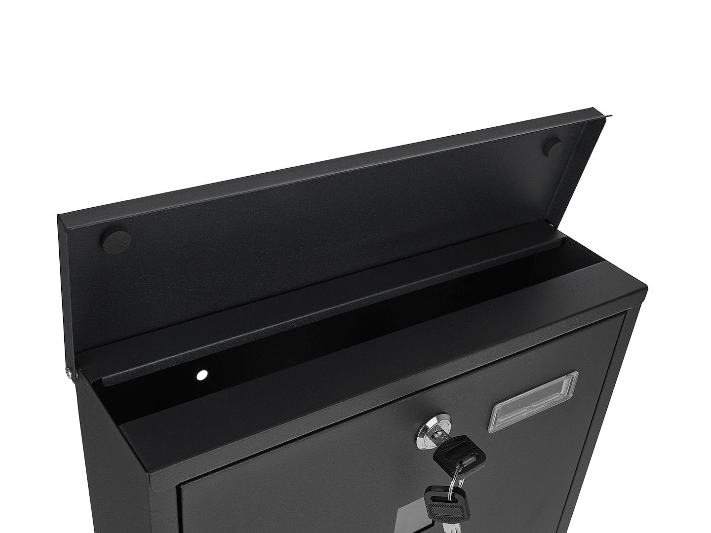 Пощенска кутия 34х30.7х10 см черна