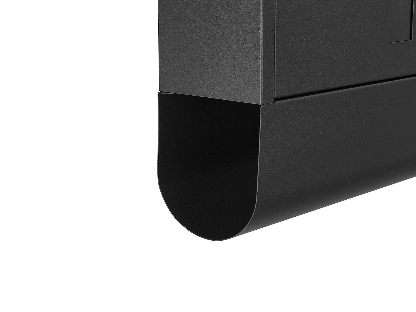 Пощенска кутия 34х30.7х10 см черна