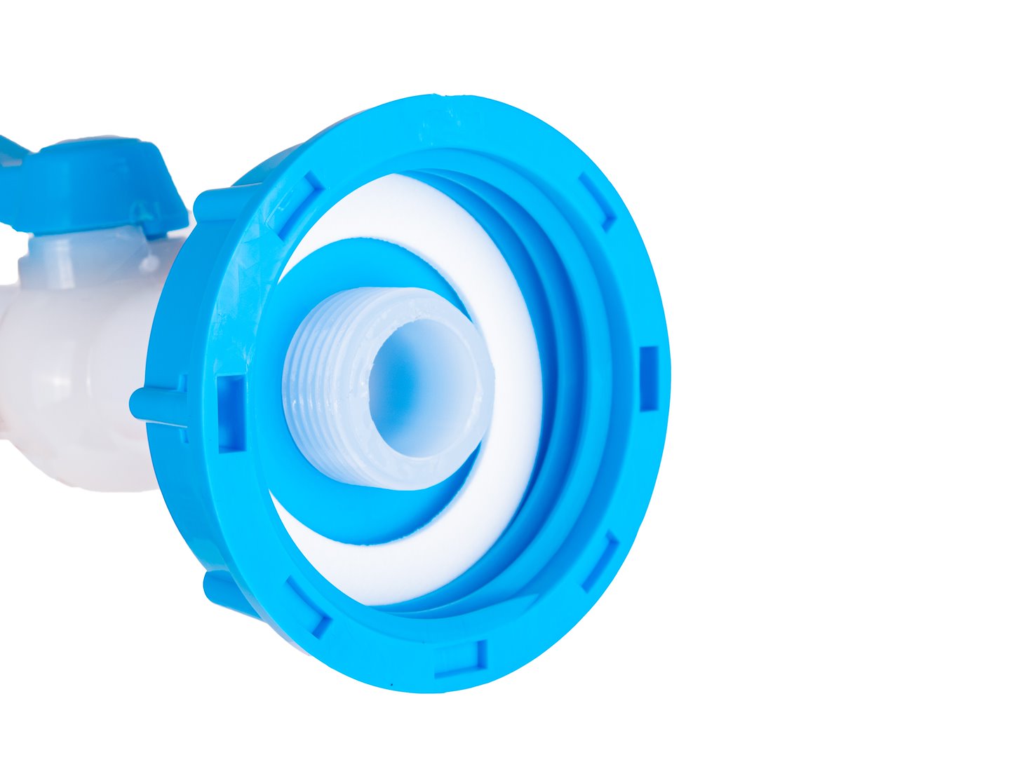 Кран с маркуч 25 мм на 90° за резервоари Mauser