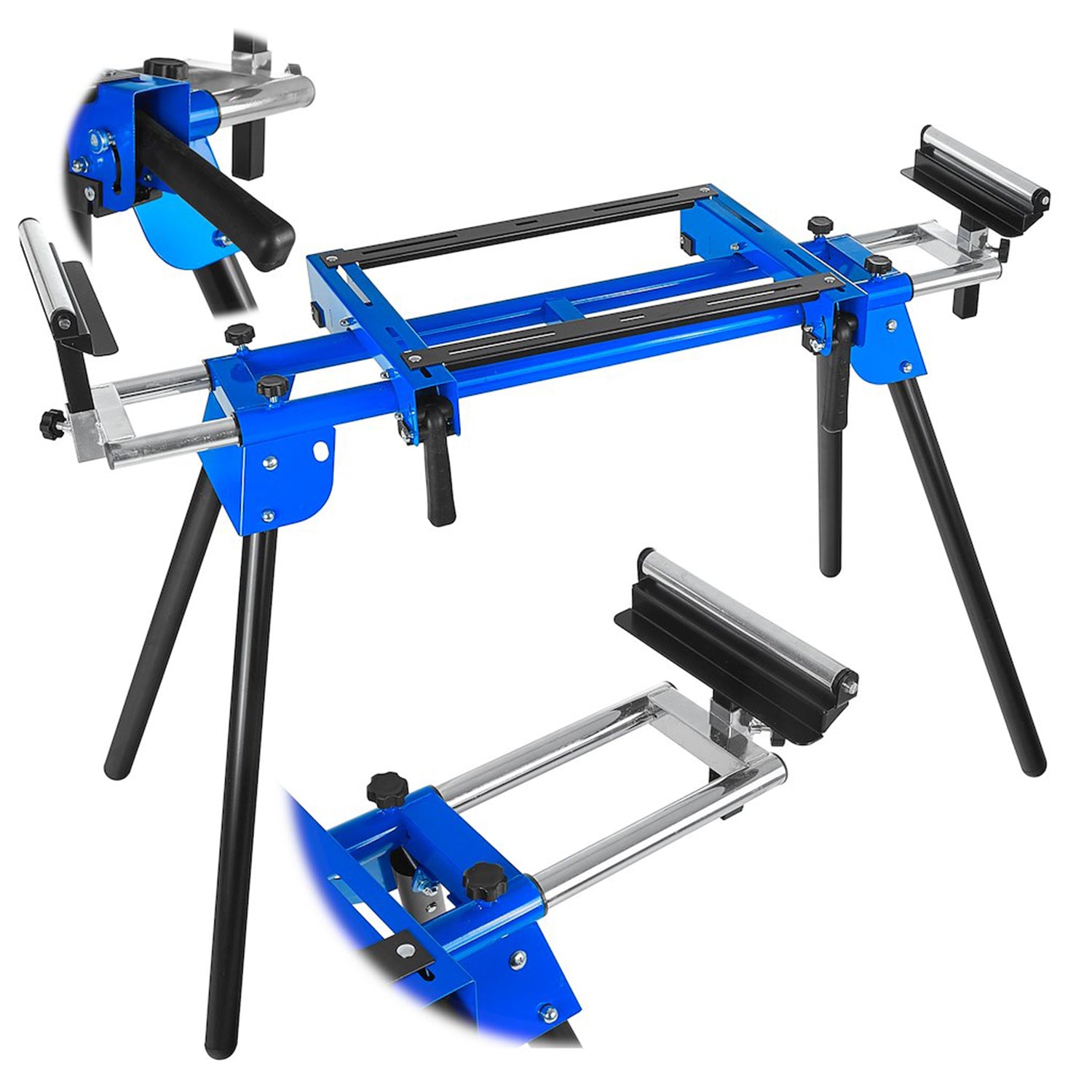 Работна маса за циркуляр 200 кг 1000–1650×580×810–910 мм GEKO