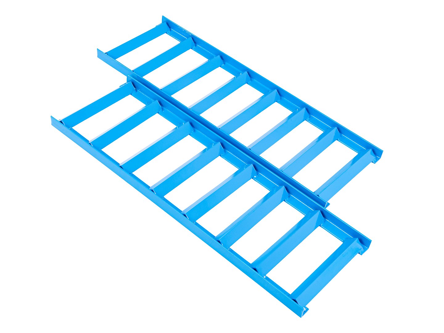 Комплект 2 стоманени удължители за рампа 80 см за автомобили с нисък просвет