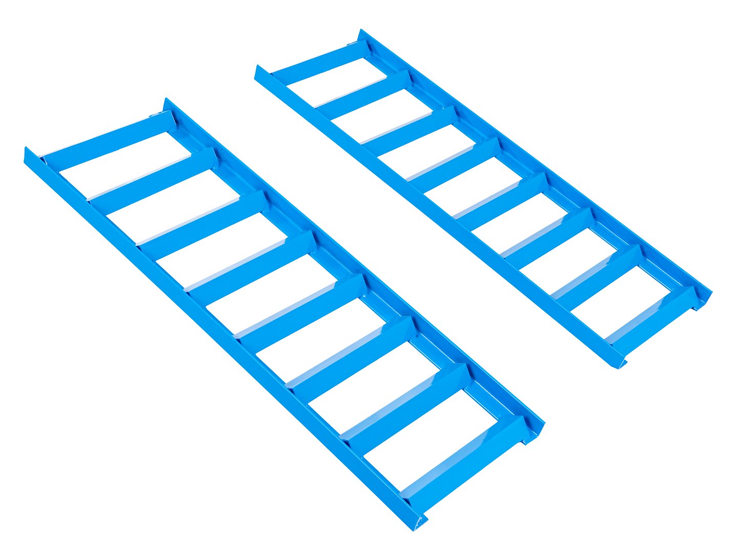 Комплект 2 стоманени удължители за рампа 80 см за автомобили с нисък просвет