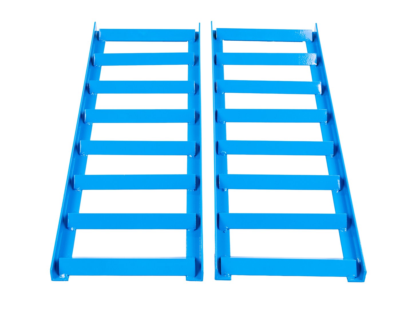 Комплект 2 стоманени удължители за рампа 80 см за автомобили с нисък просвет