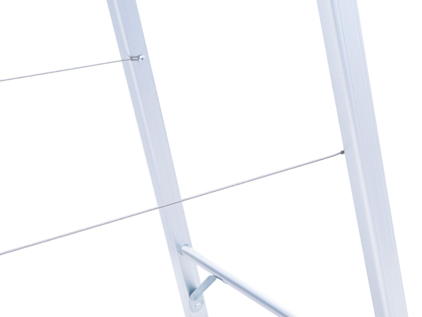 Сгъваема алуминиева стълба с 5 стъпала 150 кг GEKO