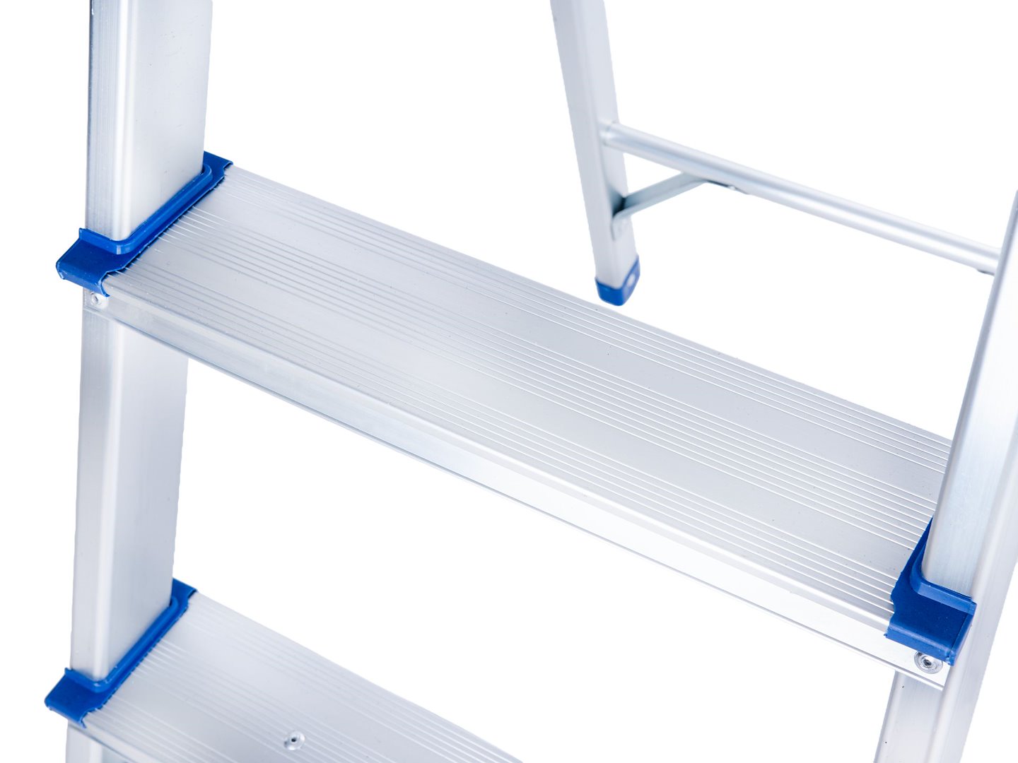 Сгъваема алуминиева стълба с 5 стъпала 150 кг GEKO