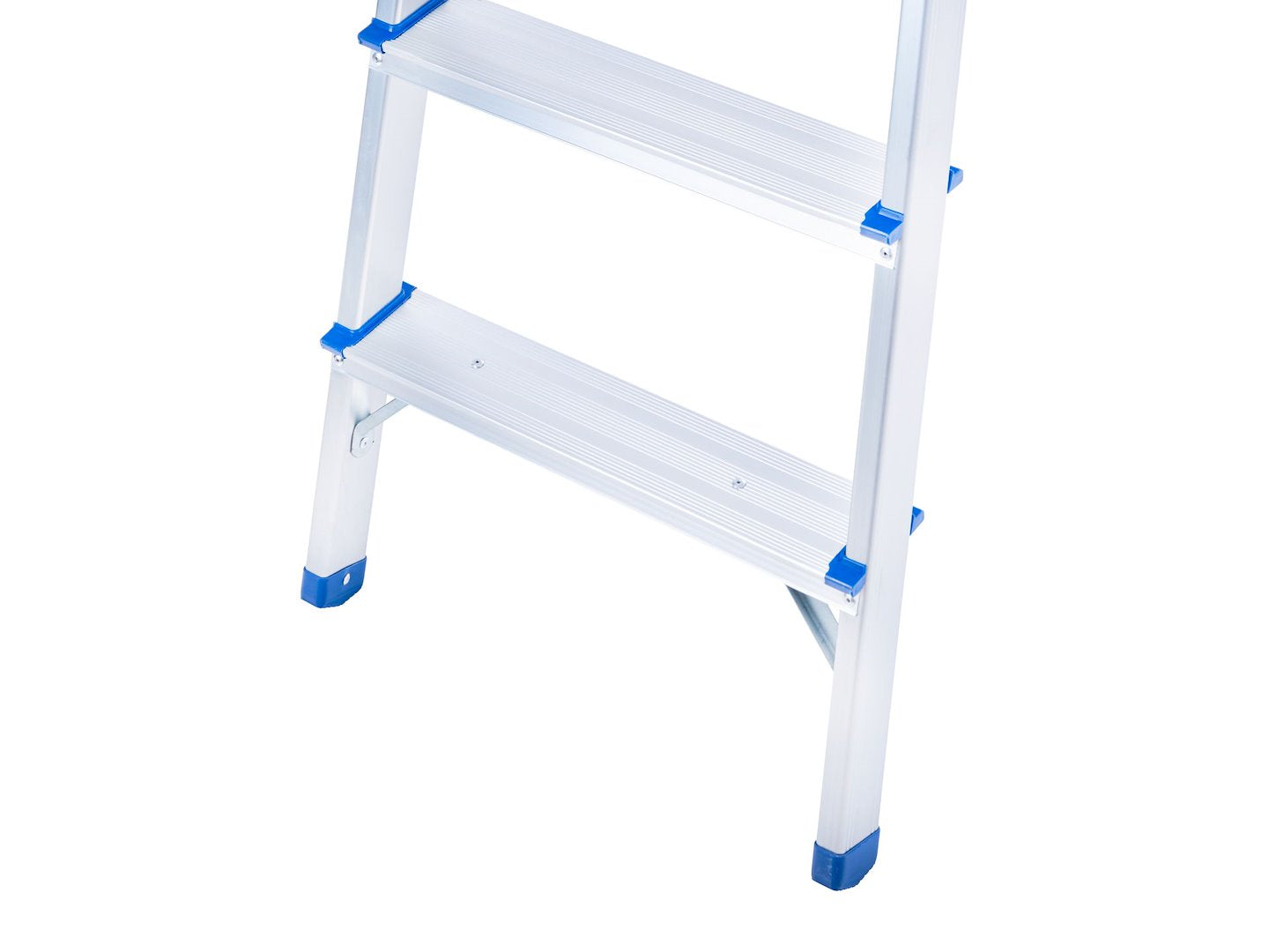 Сгъваема алуминиева стълба с 6 стъпала 150 кг GEKO