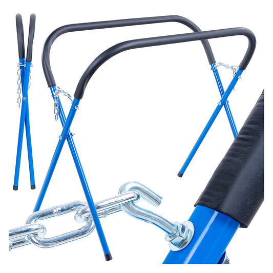 Регулируема мобилна стойка за боядисване на части от каросерия, капацитет 227 кг GEKO