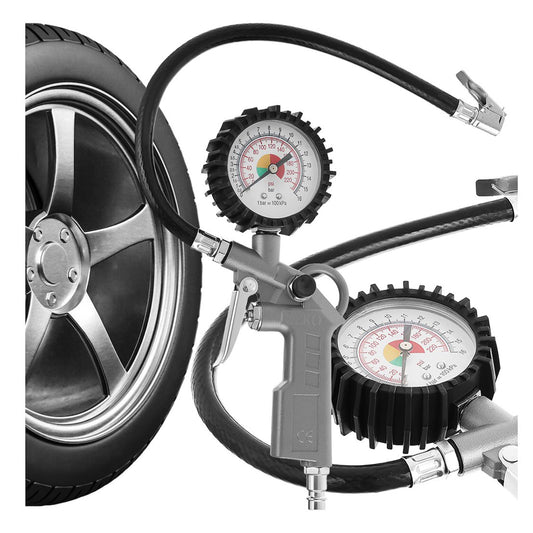 Пистолет за гуми с аналогов манометър GEKO