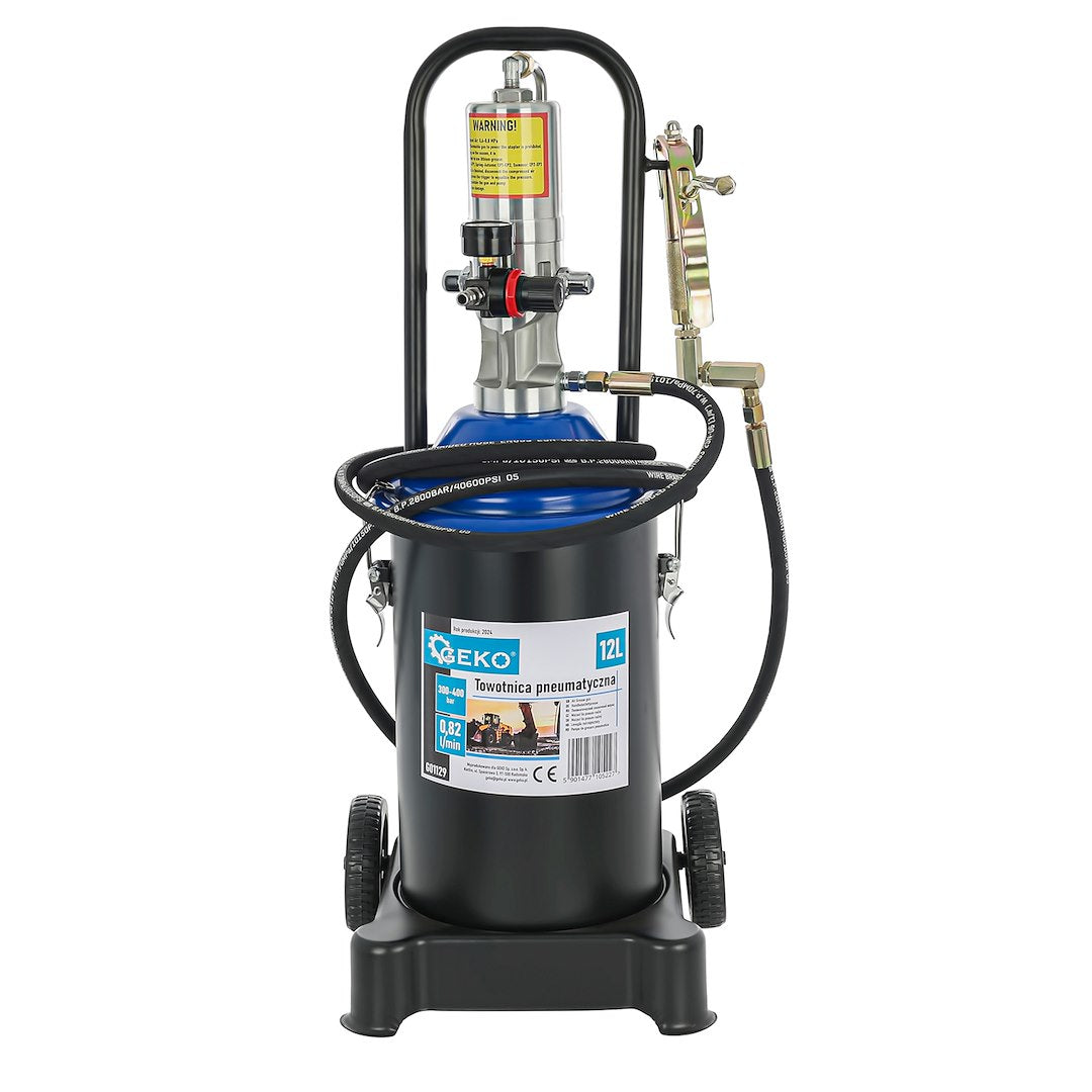 Пневматична помпа за гресиране 12 л GEKO