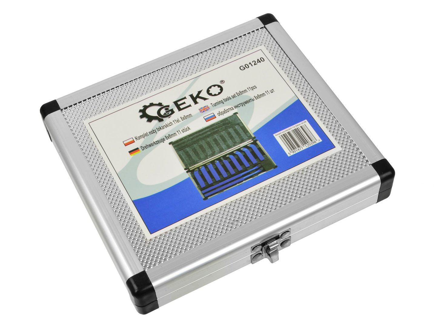 Комплект 11 карбидни ножа за струг 8 x 8 мм - GEKO