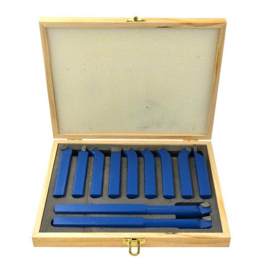 Комплект 11 ножа за струг 16x16 мм с метални карбидни върхове