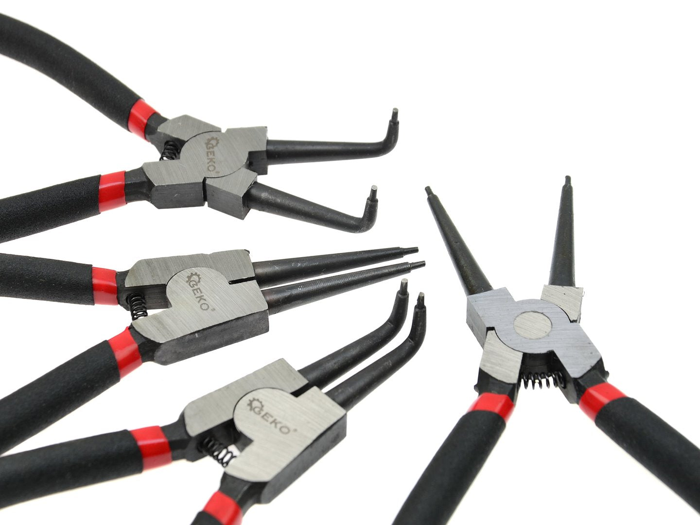 Комплект клещи зегер 4 бр. 200 мм GEKO