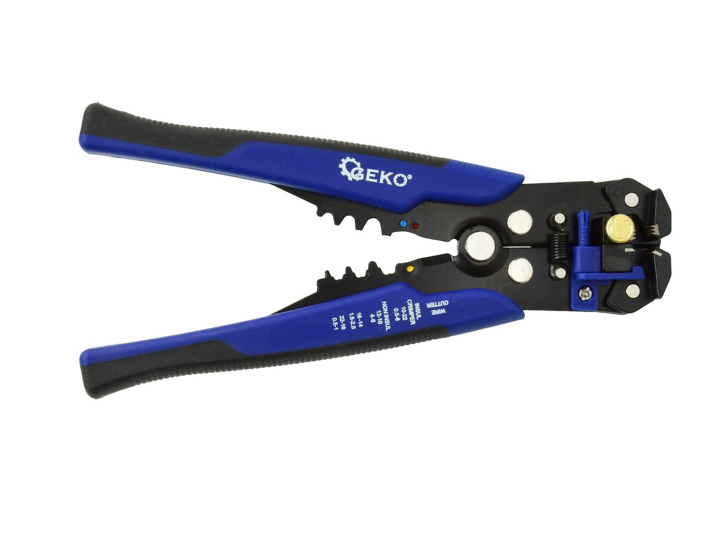 Многофункционални автоматични клещи за оголване и кримпване на кабели 0,2-6 мм² GEKO