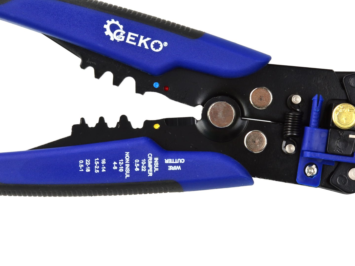 Многофункционални автоматични клещи за оголване и кримпване на кабели 0,2-6 мм² GEKO