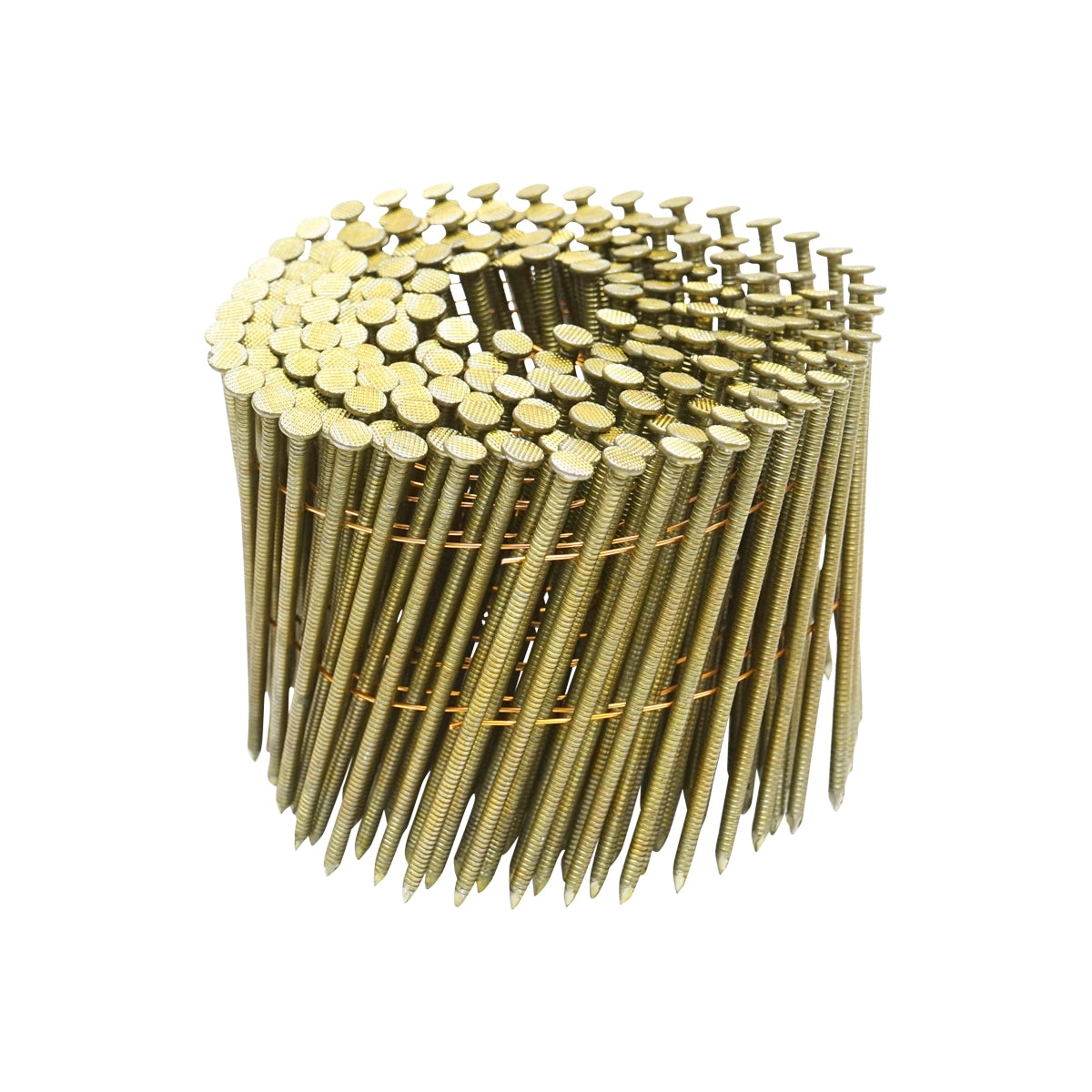 Комплект 4500 пирона на барабан/ролка, с пръстени 3.1x90мм, 225 бр./ролка