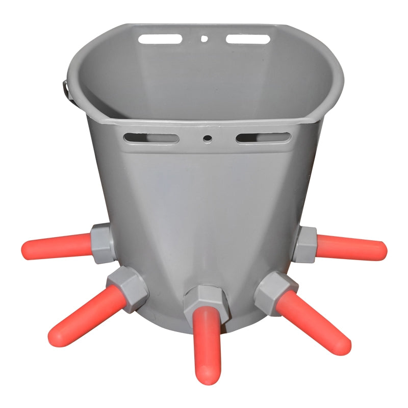 Кофа 8 л с 5 биберона за хранене на говеда Breckner Germany