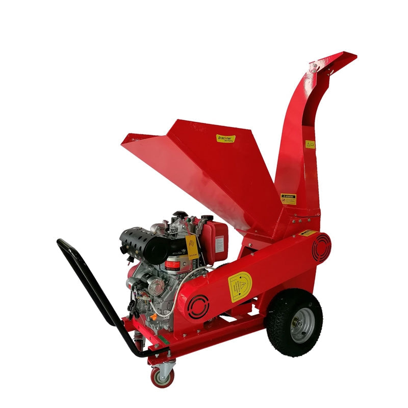 Дизелова машина за рязане на клони, TC 13-90- LDE, електрически старт, странично изпускане, 13 к.с., макс. дебелина на клона 90 мм, 195 кг Breckner Germany