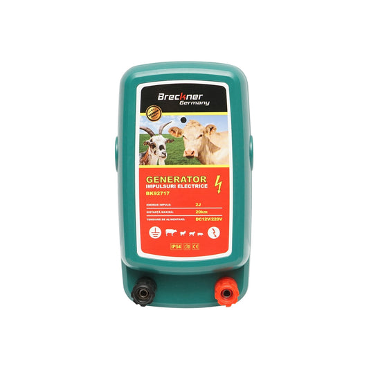 Устройство за генериране на импулси 2 джаула, 20км за ел. ограда 12V/220V, IP54 Breckner Germany
