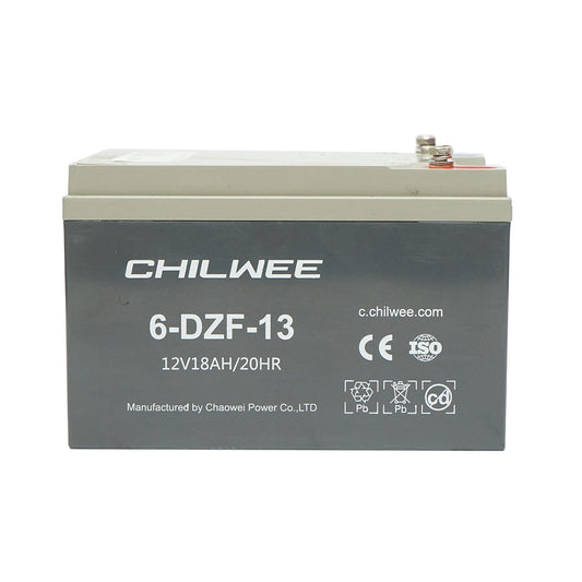 VRLA гел батерия за електрически велосипед с графен 6-DZF-13, 12V, 18AH-20HR CHILWEE