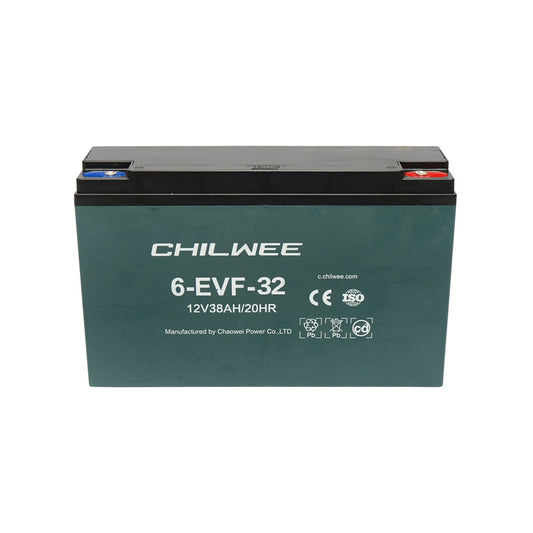 VRLA гел батерия за електрически велосипед 6-EVF-32, 12V, 38Ah-20HR CHILWEE