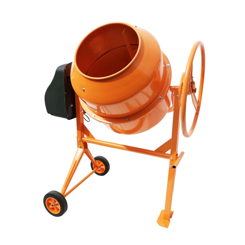 Бетонобъркачка 800W, обем 200L, чугунено зъбно колело и коронка, 58Kg Breckner Germany