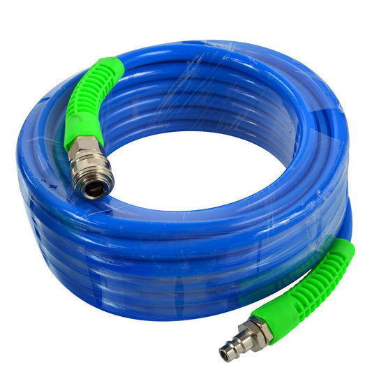 Армиран полиуретанов пневматичен маркуч 10 м, 8 x 12 мм, с 1/4" бързи съединения - GEKO