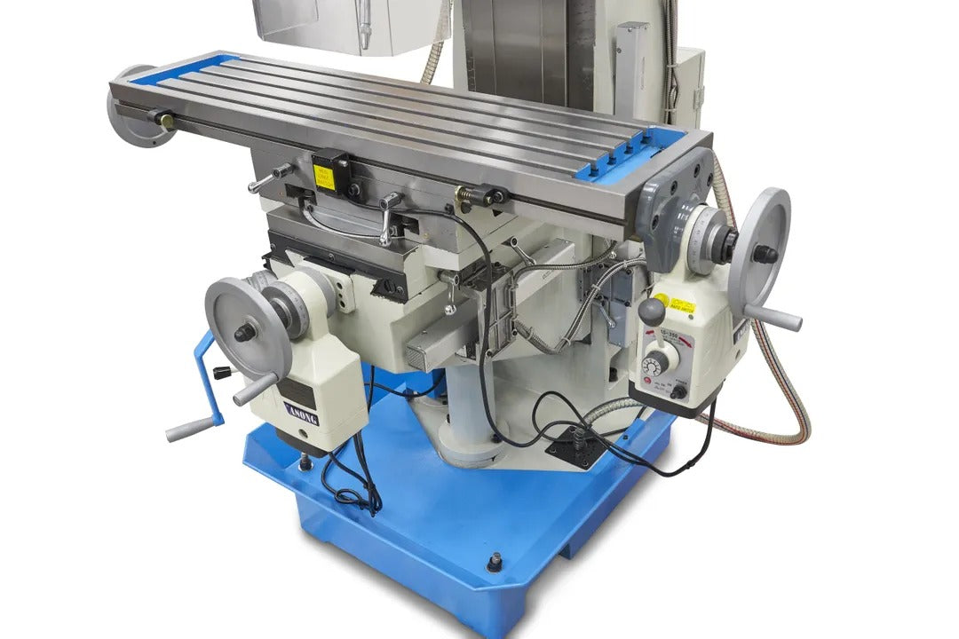 Професионална фрезова и пробивна машина с голяма маса и цифров дисплей BF 60 400V