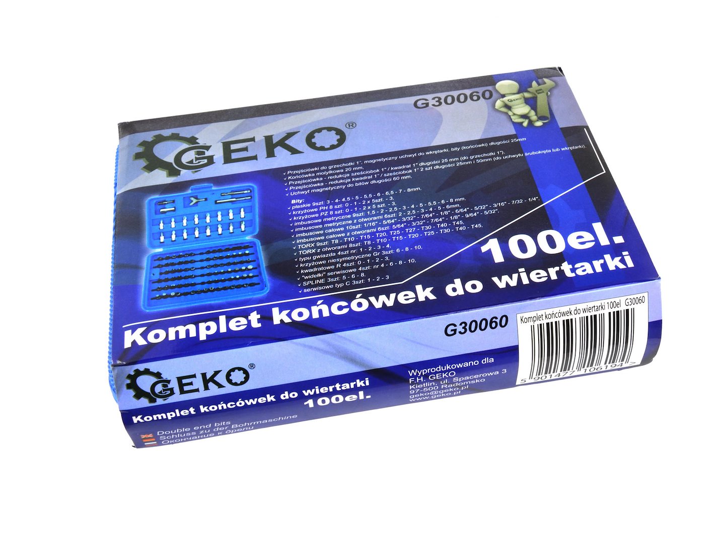 Комплект битове за отвертка 100 бр. GEKO