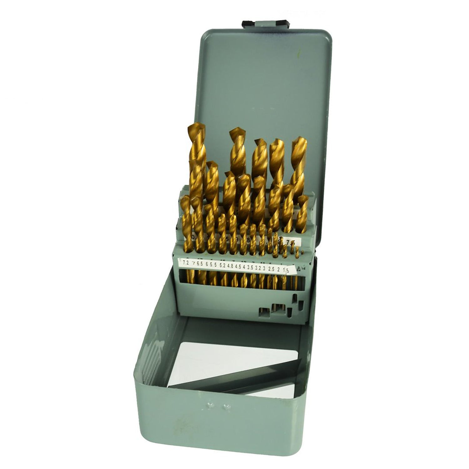 Комплект 28 титанови свредла за метал HSS 1,5-13 мм GEKO