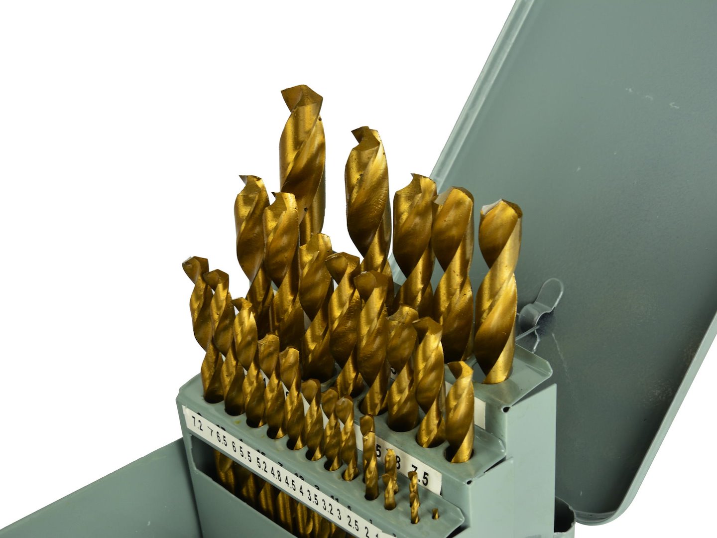 Комплект 28 титанови свредла за метал HSS 1,5-13 мм GEKO