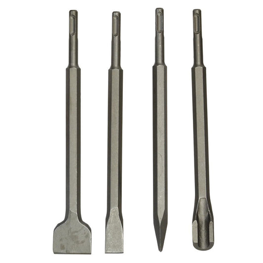 Комплект 4 длета SDS Plus 250 мм GEKO – за бетон, зидария, камък и мазилка