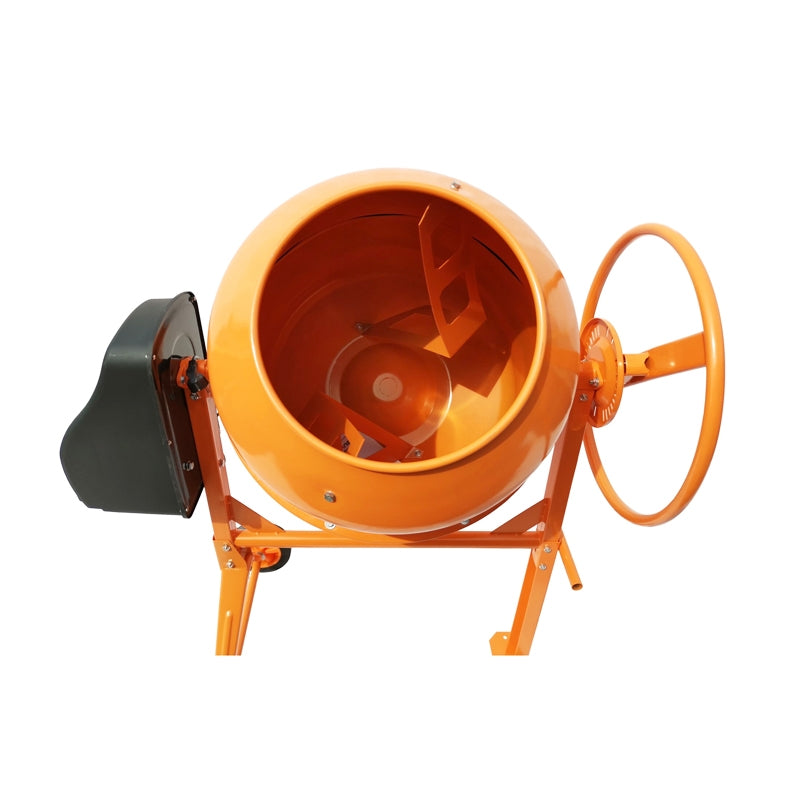 Бетонобъркачка 800W, обем 200L, чугунено зъбно колело и коронка, 58Kg Breckner Germany