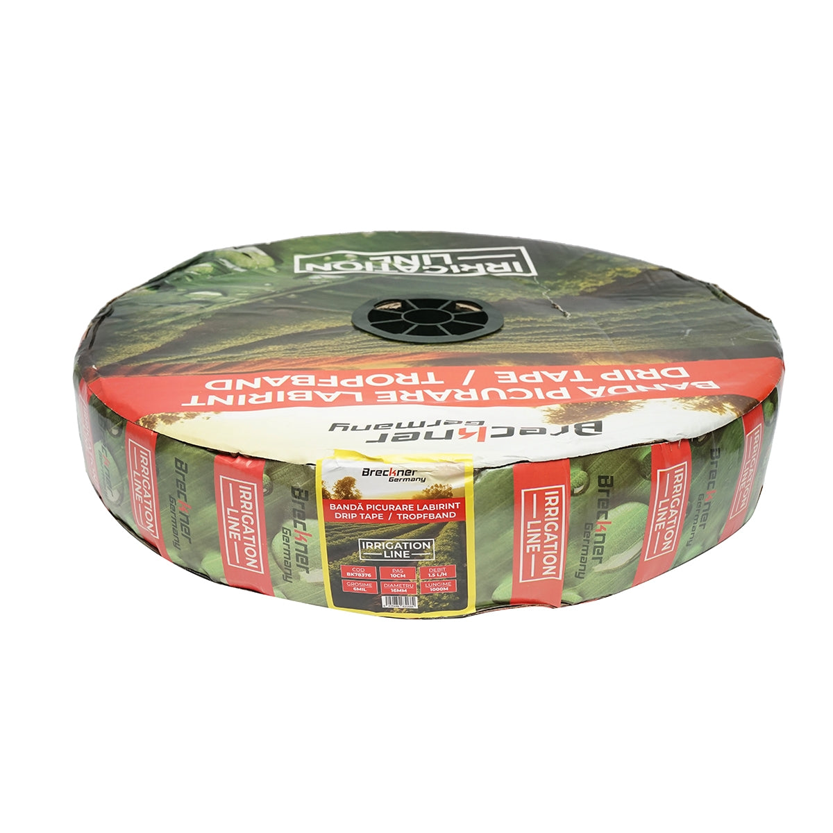 Лента за капково напояване, ролка 1000м 1,5L/H, D16мм разс. 10см Breckner Germany