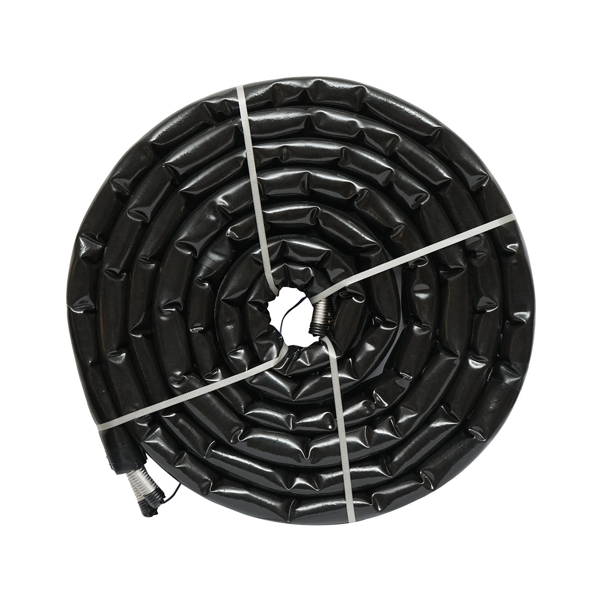 Двойна тръба 10м от неръждаема стомана DN25-1.1/4 гофрирана, гъвкава, изолирана с кабел за температурна сонда за жилищни соларни инсталации