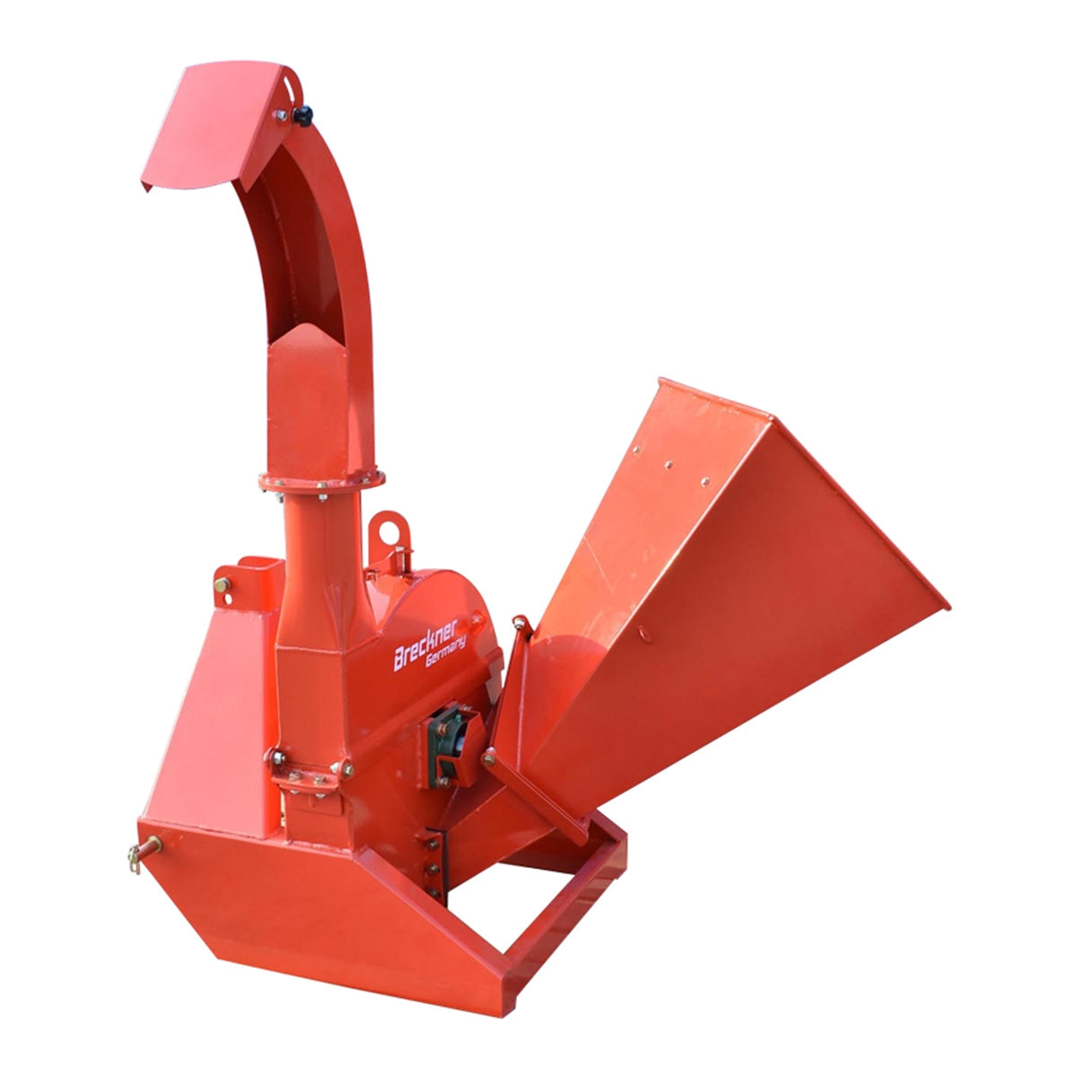 Дробилка за клони със силоотводна предавка на трактора, необходима мощност 18-50СP макс. дебелина 100мм, бункер 400x420x600мм Breckner Germany