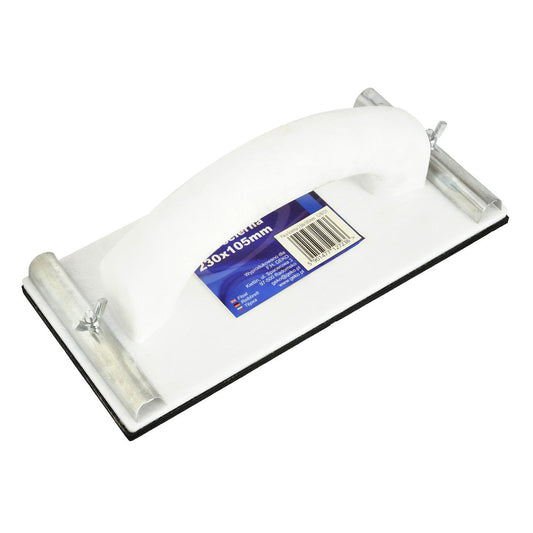 Държач за шкурка 230 x 105 мм, с метални скоби и гайка тип пеперуда - GEKO