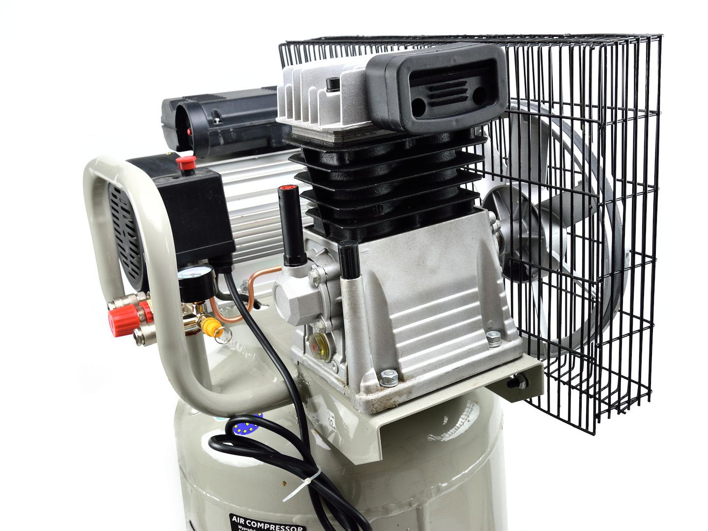 Вертикален въздушен компресор 100 л 390 л/мин. 220V GEKO