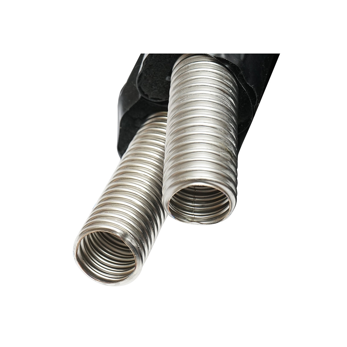 Двойна тръба 10м от неръждаема стомана DN25-1.1/4 гофрирана, гъвкава, изолирана с кабел за температурна сонда за жилищни соларни инсталации