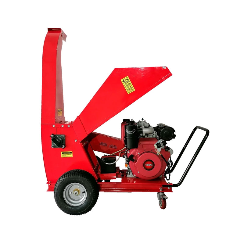 Дизелова машина за рязане на клони, TC 13-90- LDE, електрически старт, странично изпускане, 13 к.с., макс. дебелина на клона 90 мм, 195 кг Breckner Germany