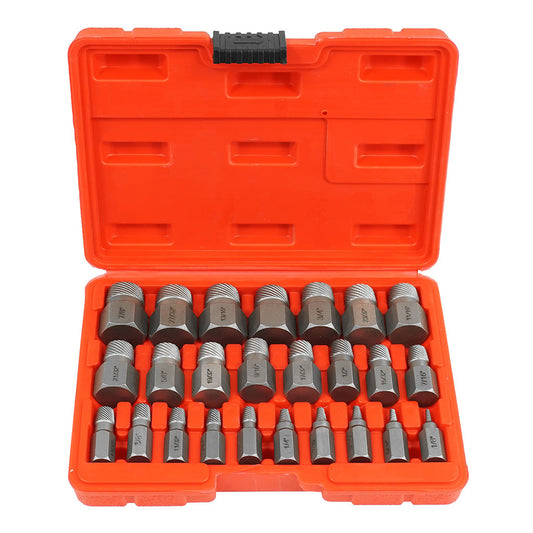 Комплект 25 екстрактора за счупени изхабени винтове - VERKE