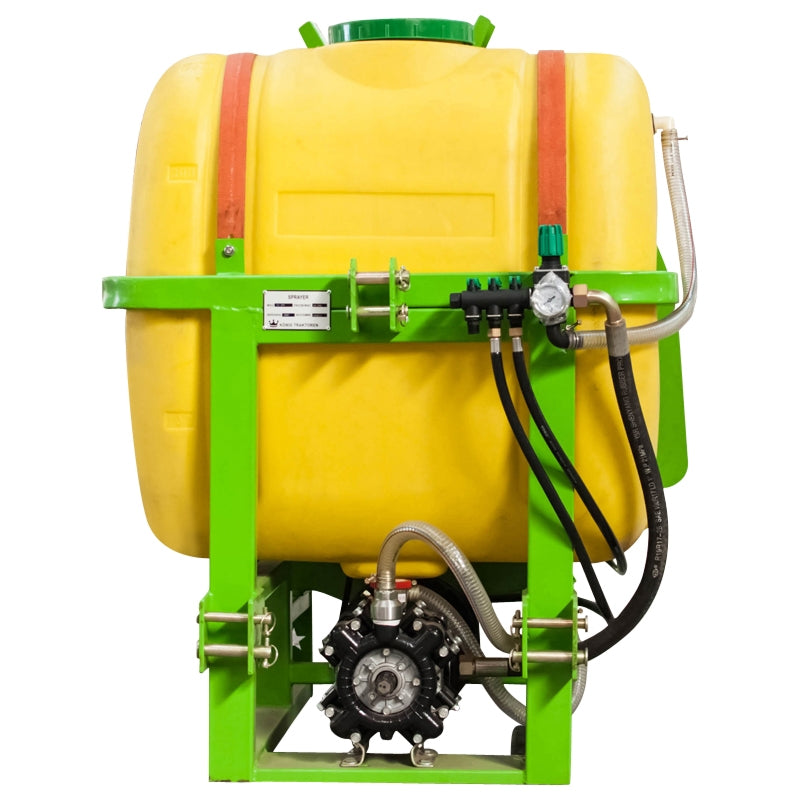 Разпръсквач на торове FLS600 от неръждаема стомана с управление в кабината и включен карданен вал