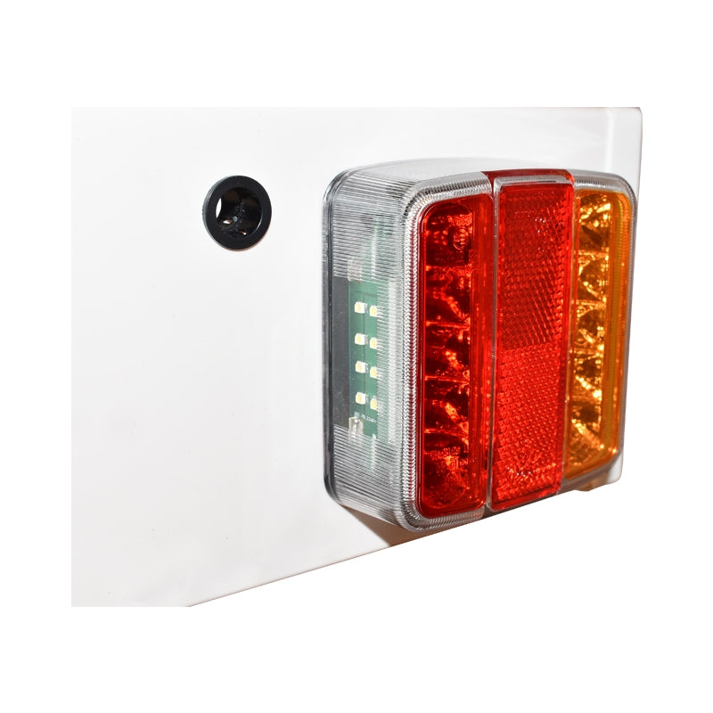 Греда за ремарке 1500 мм, 2x LED лампа, 6 м кабел, 7-пинов контакт 12/24V