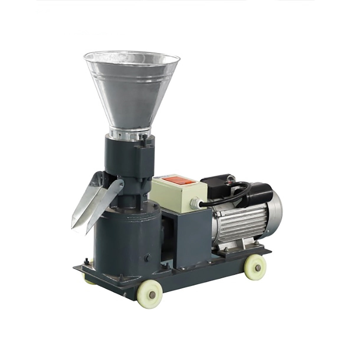 Гранулатор за фуражи, преса за зърнени култури 4KW, 220V с форма 6 мм и макс. производителност 150 кг/ч