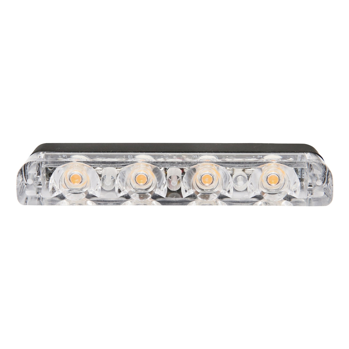 Комплект 8 стробоскопа с 4 LED, жълта светлина 12V Breckner Germany