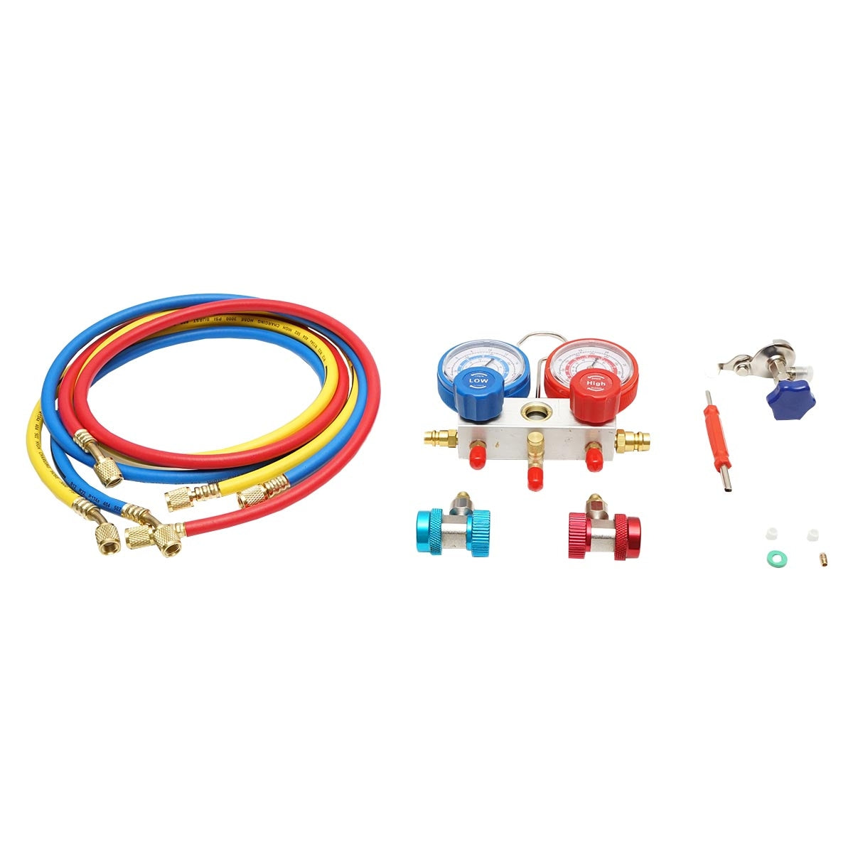 Комплект батерии с 2-пътен манометър за хладилен агент, AC R22 Breckner Germany