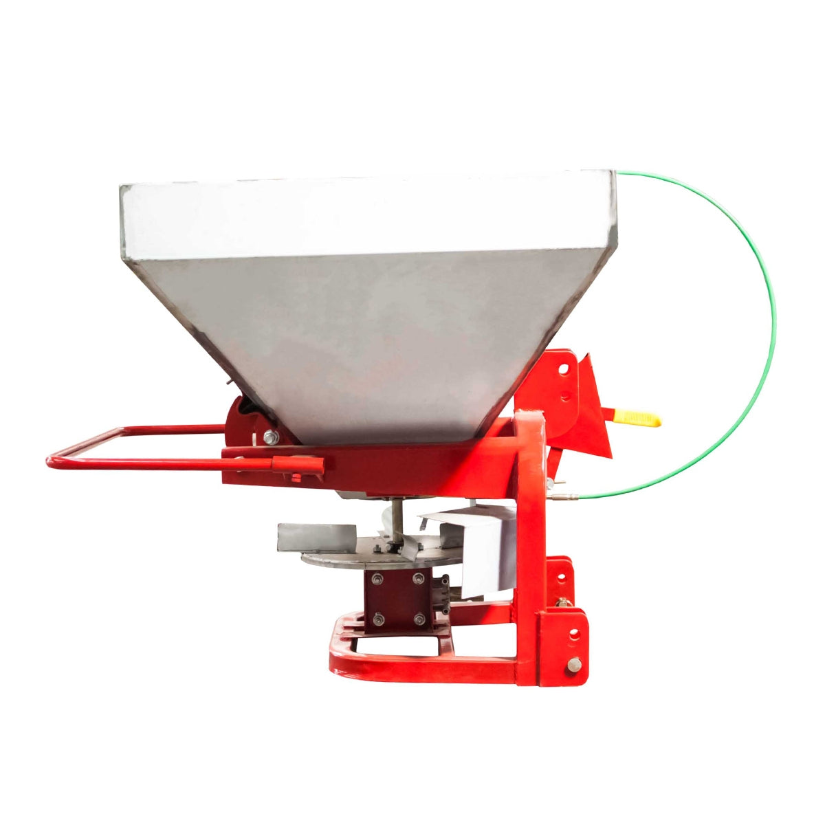 Разпръсквач на торове FLS600 от неръждаема стомана с управление в кабината и карданен вал, Konig Tractors