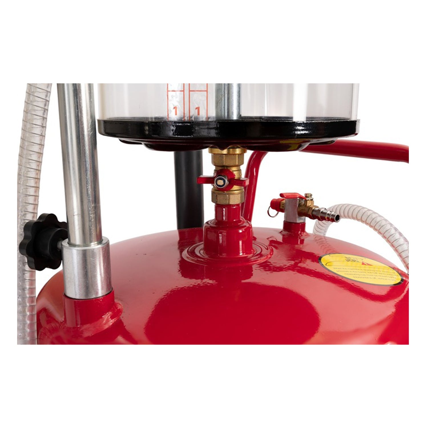 Пневматичен рекуператор на масло със засмукване 80 л INVENTO