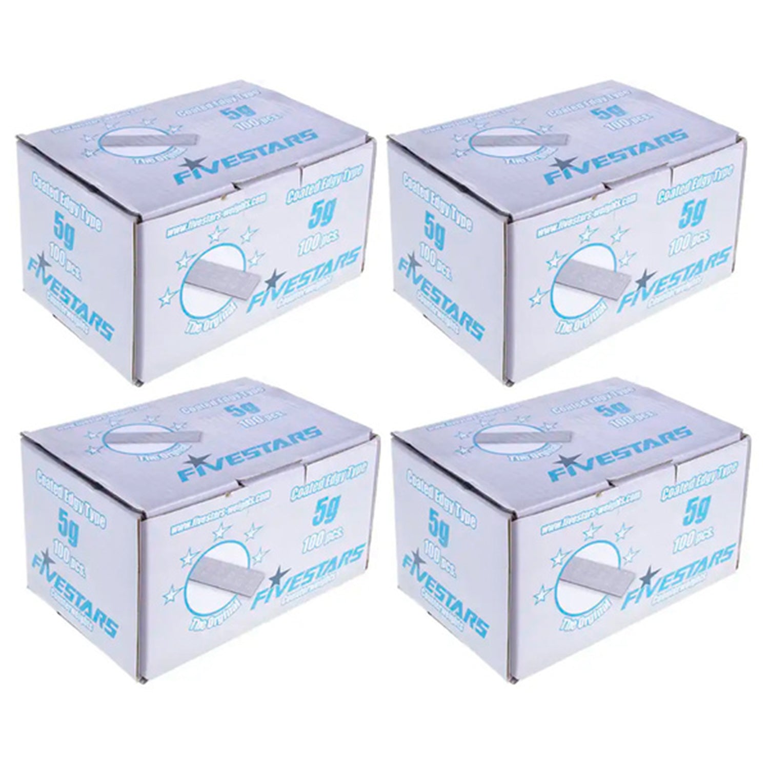 Комплект самозалепващи се тежести 5гр. - 400 ленти EDGY FIVESTARS - 12 бр/ лента