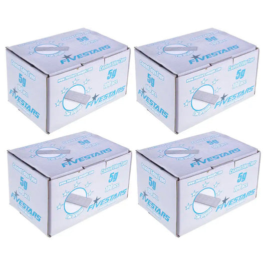 Комплект самозалепващи се тежести 5гр. - 400 ленти EDGY FIVESTARS - 12 бр/ лента